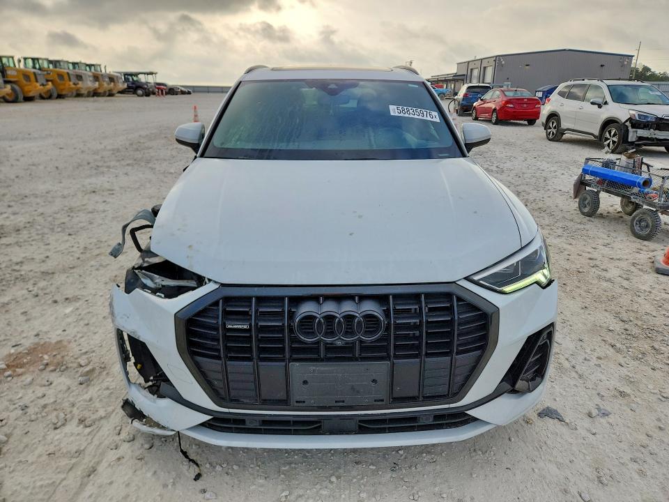 2023 Audi Q3 VIN WA1EECF37P1106969 COPART salvage auction — FRONT END, TX - SALVAGE VEHICLE TITLE (P), sold $11,000 on 2026-07-30 (photo 5)