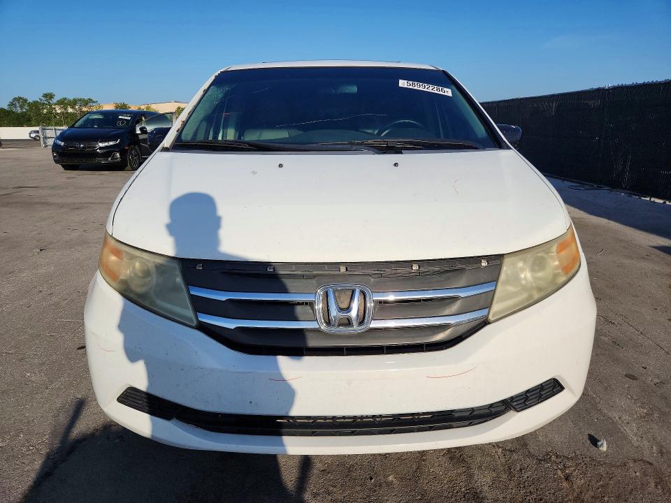 2013 Honda Odyssey VIN 5FNRL5H6XDB072321 COPART salvage auction — REAR END, Fl - Certificate Of Destruction, sold $875 on 2026-07-02 (photo 5)