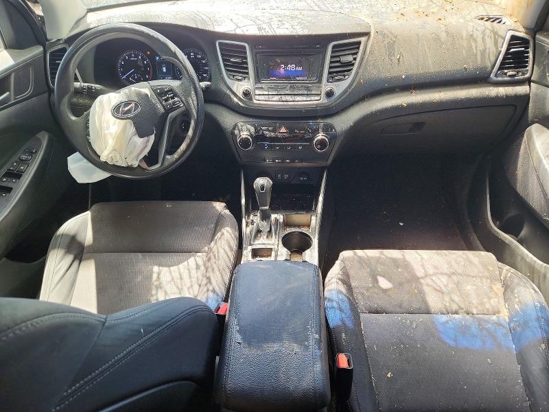2017 Hyundai Tucson VIN KM8J33A21HU354669 COPART salvage auction — FRONT END, CA - SALVAGE CERTIFICATE, sold $300 on 2026-07-13 (photo 8)