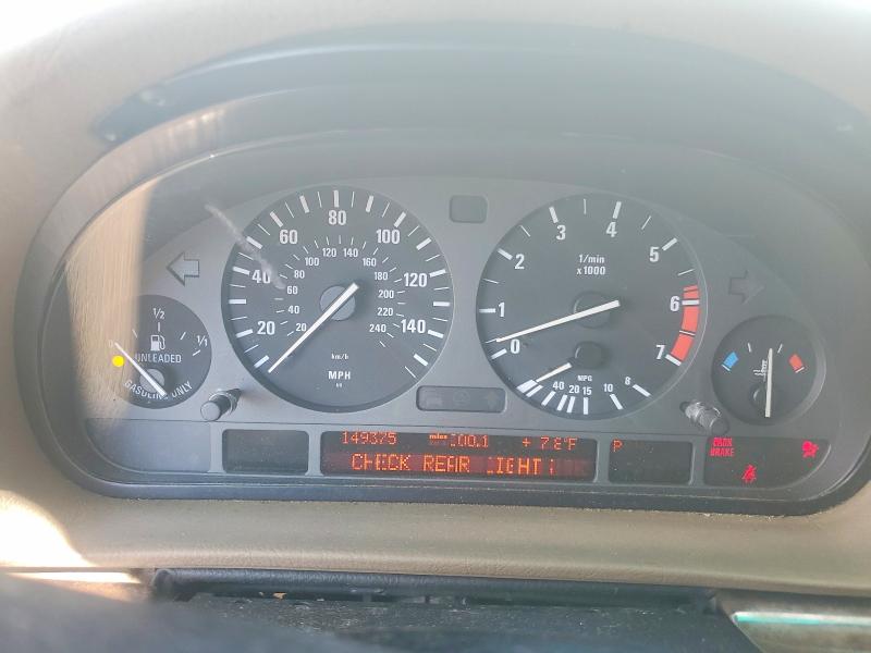 1999 BMW 7 series VIN WBAGH8335XDP03041 COPART salvage auction — MINOR DENT/SCRATCHES, Ca - Dis/Dlr/Exp Only Clean Title, sold $325 on 2026-07-16 (photo 9)
