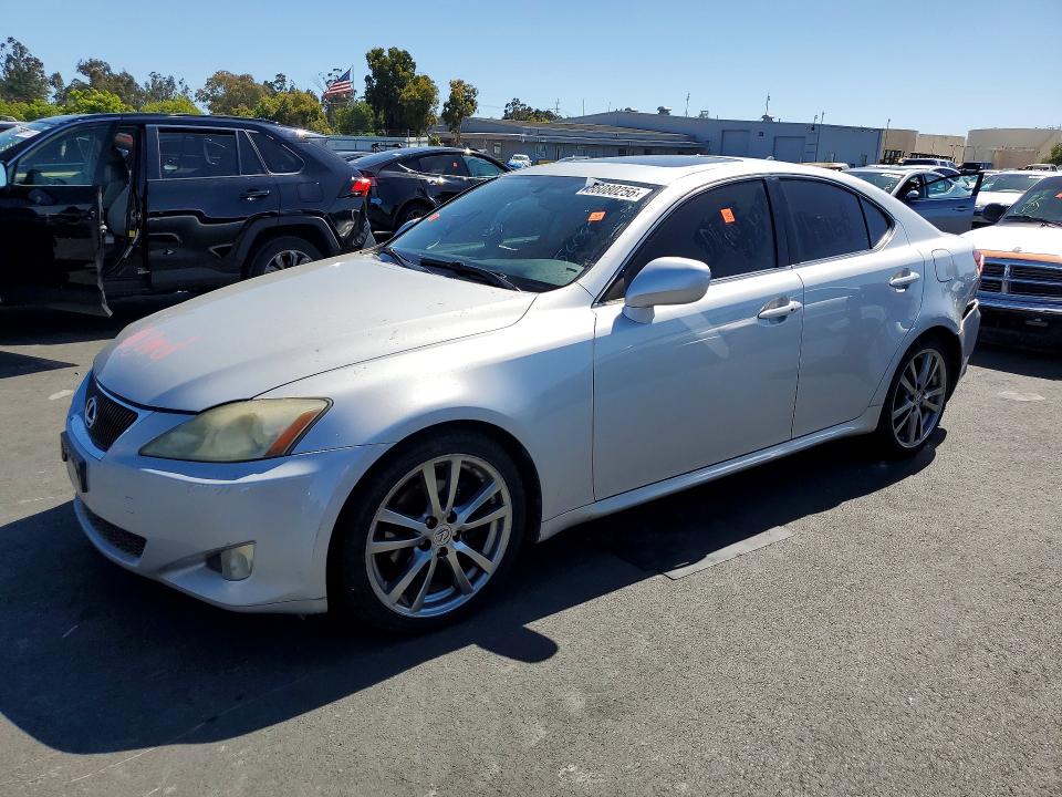 2008 Lexus Is 250 VIN JTHBK262X82076749 COPART salvage auction — WATER/FLOOD, CA - SALVAGE CERTIFICATE, sold $250 on 2026-07-13 (photo 1)