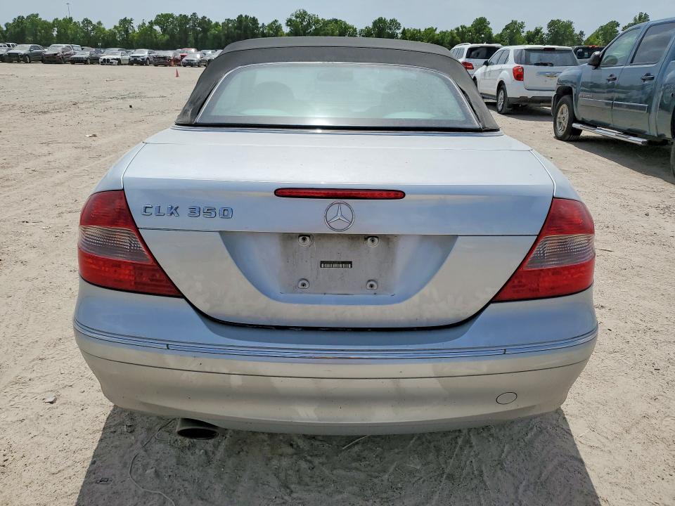 2008 Mercedes-benz Clk-klasse VIN WDBTK56F48F243799 COPART salvage auction — WATER/FLOOD, Tx - Salvage Title-Flood Damage, sold $275 on 2026-07-10 (photo 6)