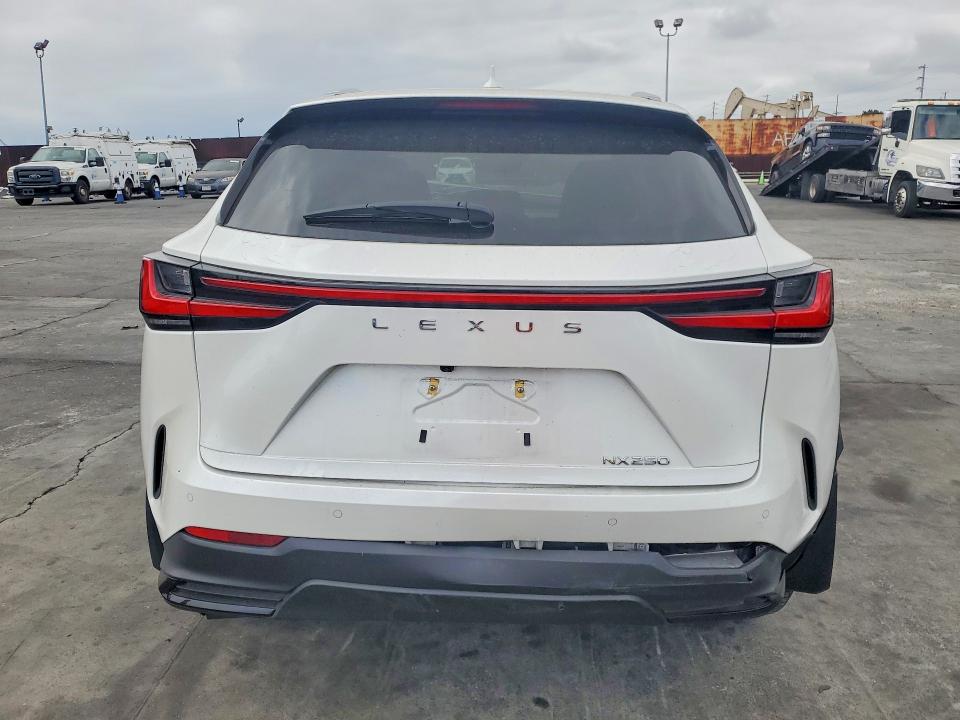 2025 Lexus VIN JTJGDCAZ4S2025408 COPART salvage auction — FRONT END, CA - SALVAGE CERTIFICATE, sold $250 on 2026-07-29 (photo 6)