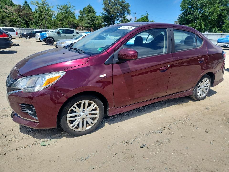 2021 Mitsubishi Mirage VIN ML32FUFJXMHF04535 COPART salvage auction — FRONT END, VA - CERT OF TITLE - SALVAGE, sold $1,550 on 2026-07-28 (photo 1)
