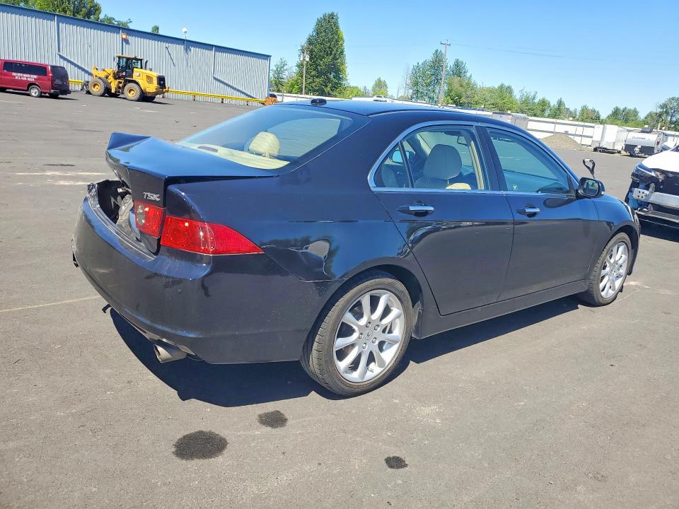 2008 Acura Tsx VIN JH4CL96898C005096 COPART salvage auction — REAR END, Or - Salvage Title Certificate, sold $850 on 2026-07-22 (photo 3)