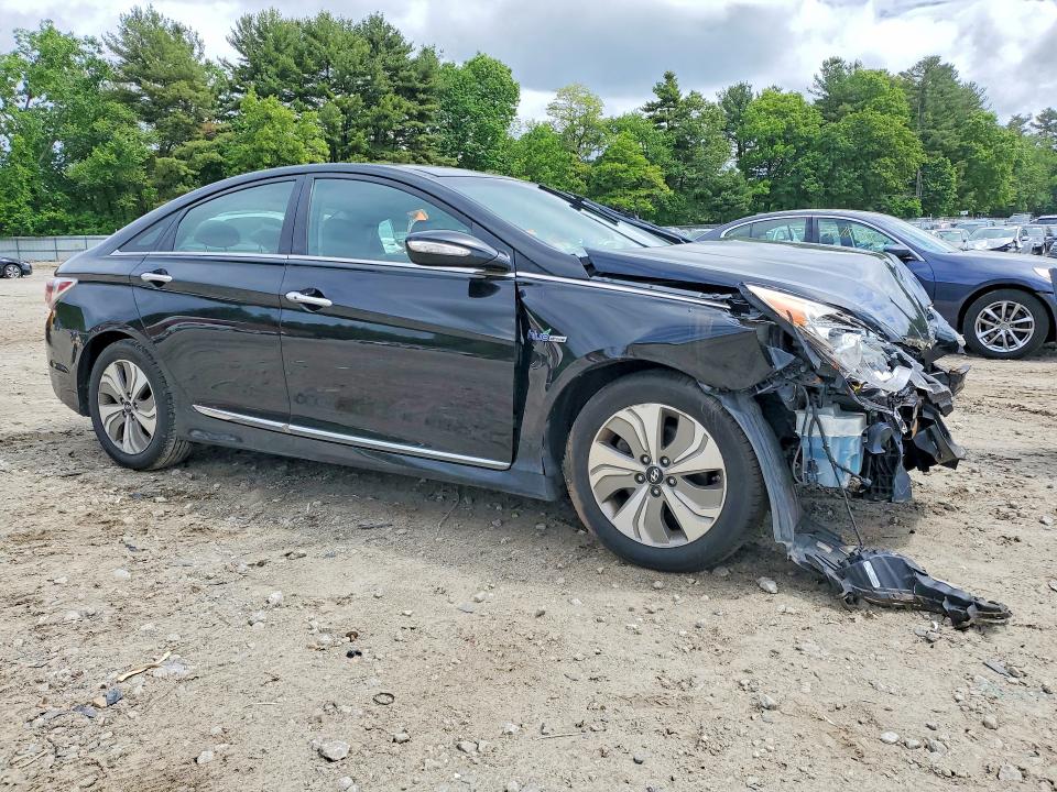 2015 Hyundai Sonata VIN KMHEC4A45FA119263 COPART salvage auction — FRONT END, Ma - Cert Of Title-Reconstrctd Coll, sold $325 on 2026-07-14 (photo 4)