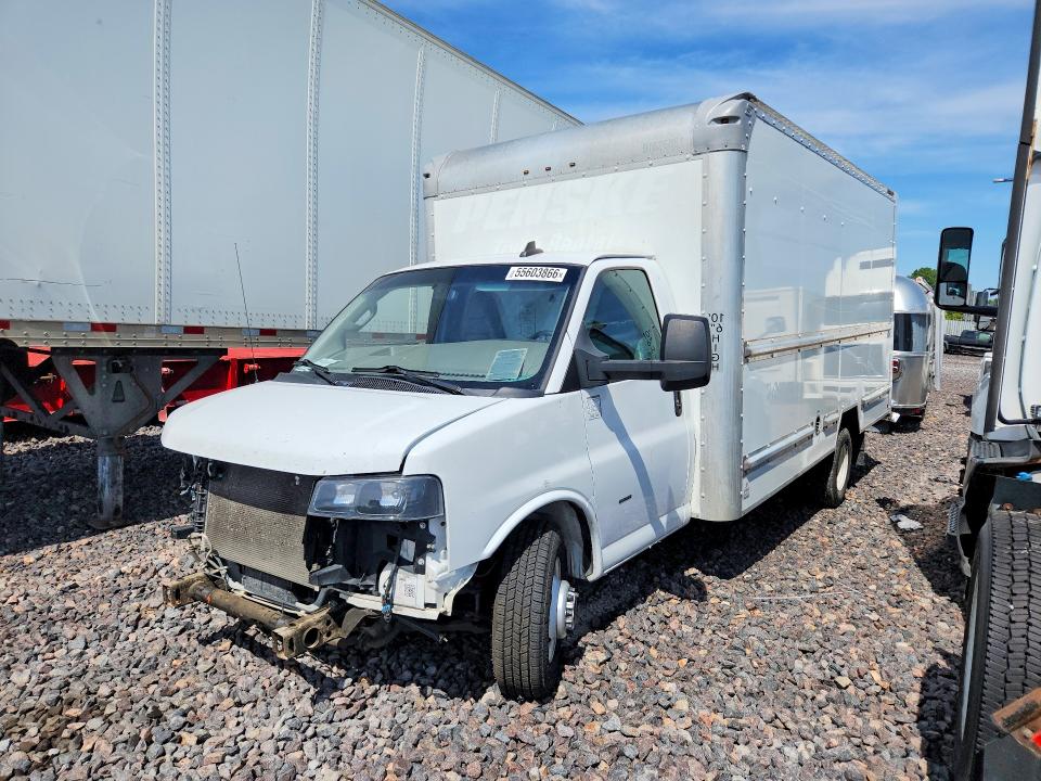 2022 Gmc Savana VIN 7GZ37TC71NN007927 COPART salvage auction — FRONT END, Az - Cert Of Title - Salvage, sold $150 on 2026-07-28 (photo 1)