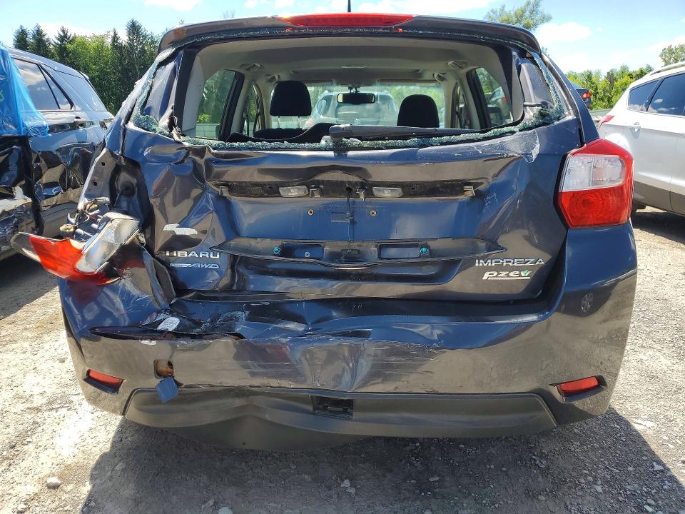 2014 Subaru Impreza VIN JF1GPAD65E8258138 COPART salvage auction — REAR END, Ny - Mv-907A Salvage Certificate, sold $375 on 2026-07-06 (photo 6)