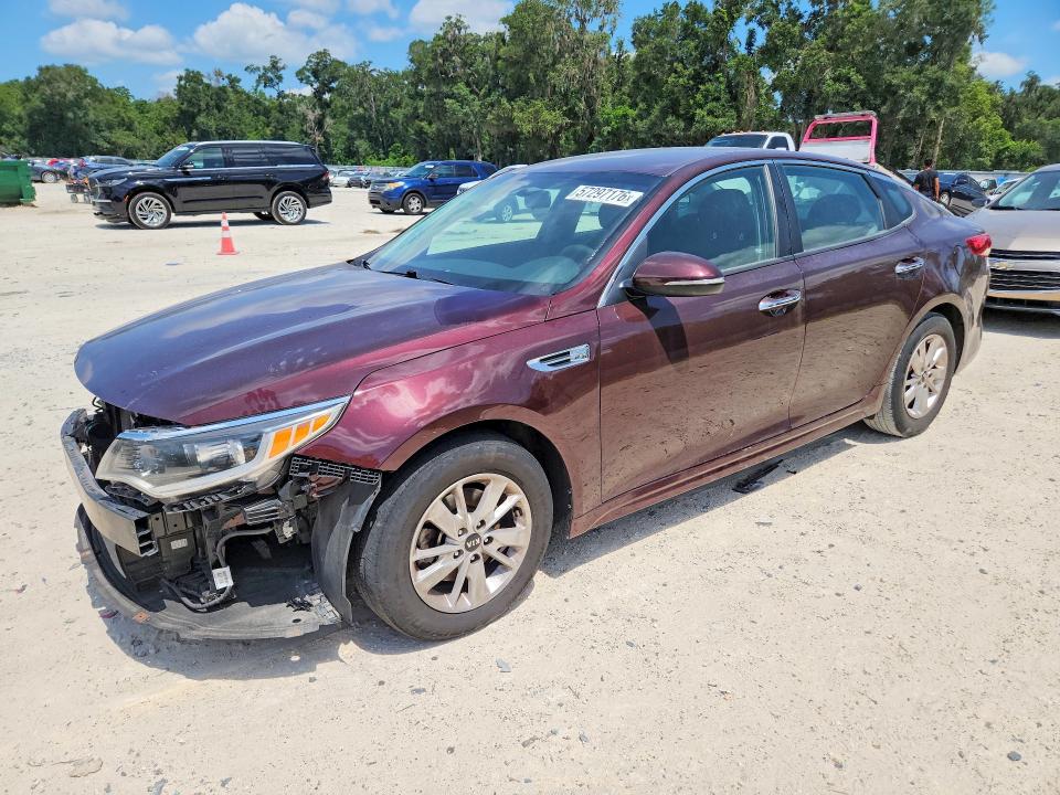 2017 Kia VIN 5XXGT4L35HG156967 COPART salvage auction — FRONT END, Fl - Cert Of Title Slvg Rebuildable, sold $1,150 on 2026-07-07 (photo 1)