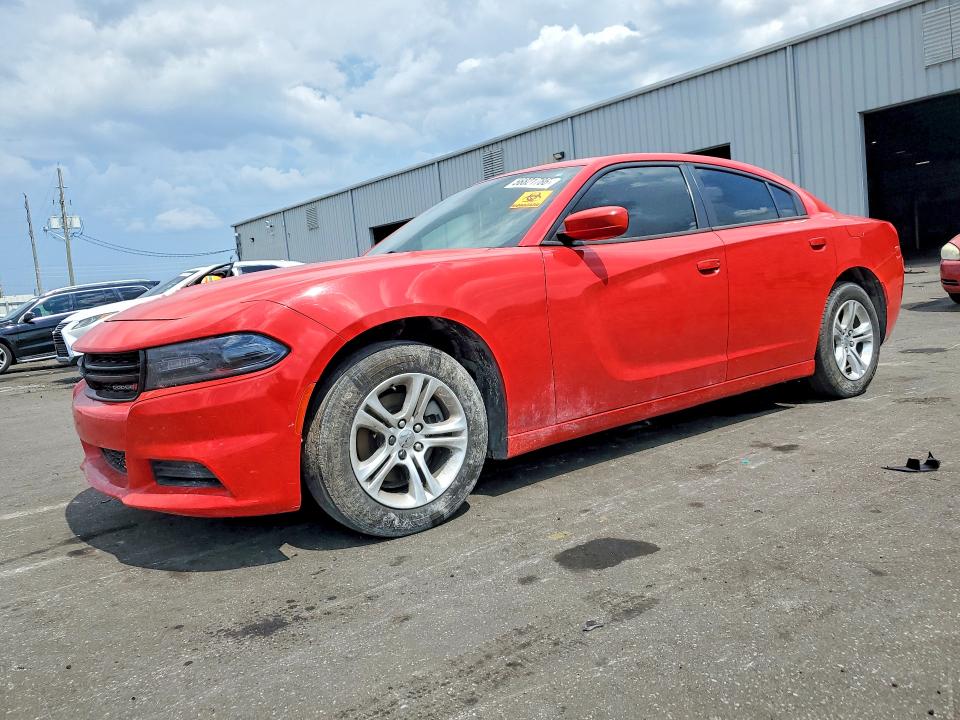 2020 Dodge Charger VIN 2C3CDXBG1LH125761 COPART salvage auction — REAR END, Fl - Cert Of Title Slvg Rebuildable, sold $300 on 2026-08-03 (photo 1)
