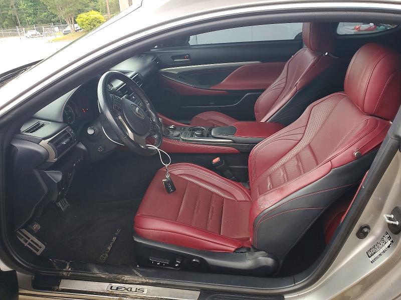 2016 Lexus Rc VIN JTHHA5BC5G5003220 COPART salvage auction — FRONT END, AL - CERTIFICATE OF TITLE, sold $5,100 on 2026-07-16 (photo 7)