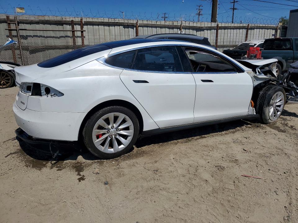 2016 Tesla Model s VIN 5YJSA1E40GF134171 COPART salvage auction — FRONT END, Ca - Salvage Certificate (P), sold $675 on 2026-07-27 (photo 3)