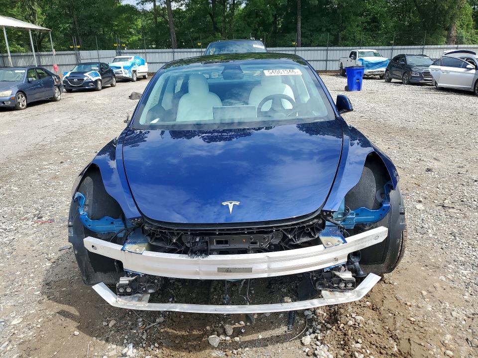 2021 Tesla Model 3 VIN 5YJ3E1EA8MF057088 COPART salvage auction — FRONT END, GA - CERT OF TITLE-SALVAGE, sold $6,600 on 2026-07-28 (photo 5)