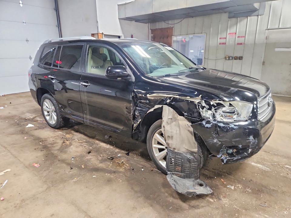 2008 Toyota Highlander hybrid VIN JTEEW41A682021448 COPART salvage auction — FRONT END, Wi - Junked Vehicle Bill Of Sale, sold $725 on 2026-07-27 (photo 4)