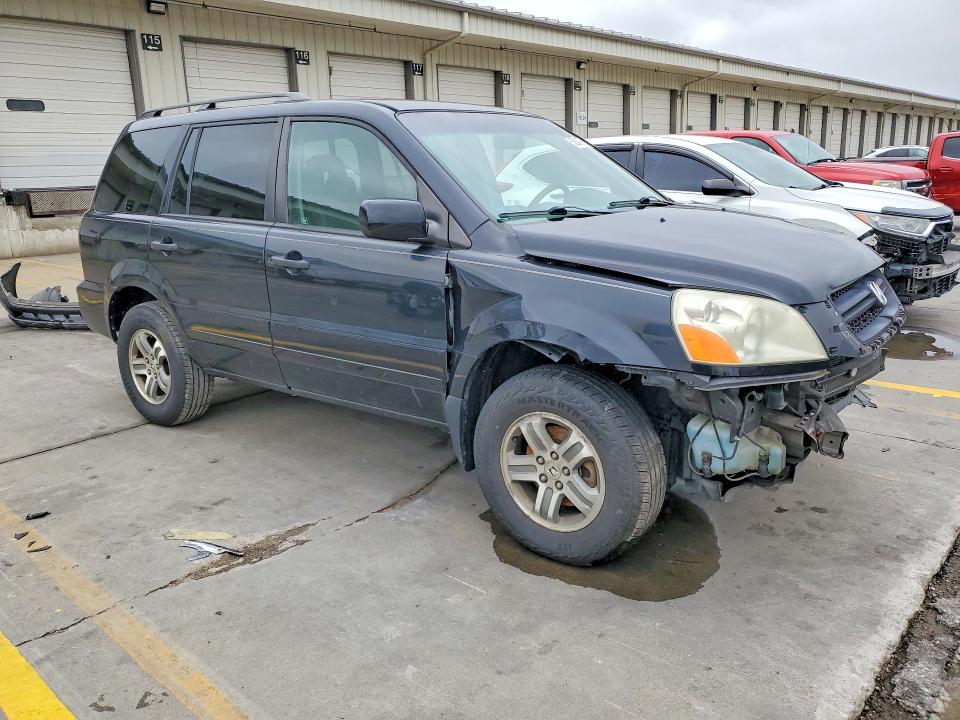 2004 Honda Pilot VIN 2HKYF18504H585291 COPART salvage auction — FRONT END, Ky - Cert Of Title-Salvage, sold $300 on 2026-07-02 (photo 4)