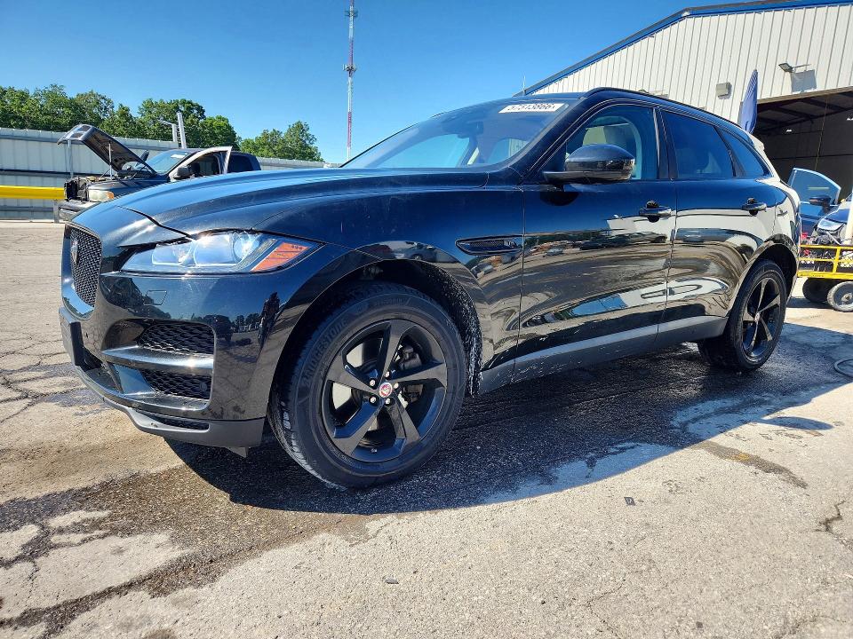 2017 Jaguar F-pace VIN SADCJ2BV2HA060175 COPART salvage auction — HAIL, Mo - Salvage Certificate Of Title, sold $4,350 on 2026-07-27 (photo 1)