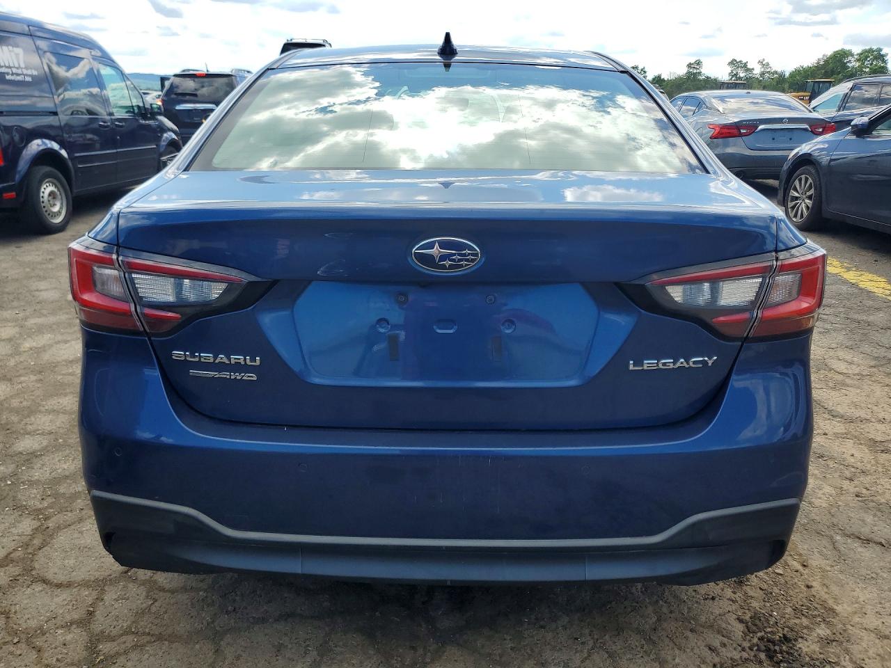 2021 Subaru Legacy VIN 4S3BWAN67M3011804 COPART salvage auction — Side, PA - CERT OF TITLE, sold $4,750 on 2026-07-10 (photo 6)