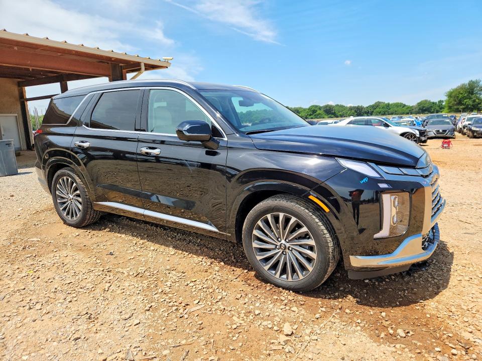 2025 Hyundai Palisade VIN KM8R74GE3SU842057 COPART salvage auction — FRONT END, AL - CERT OF TITLE-SALVAGE TITLE, sold $17,600 on 2026-07-29 (photo 4)