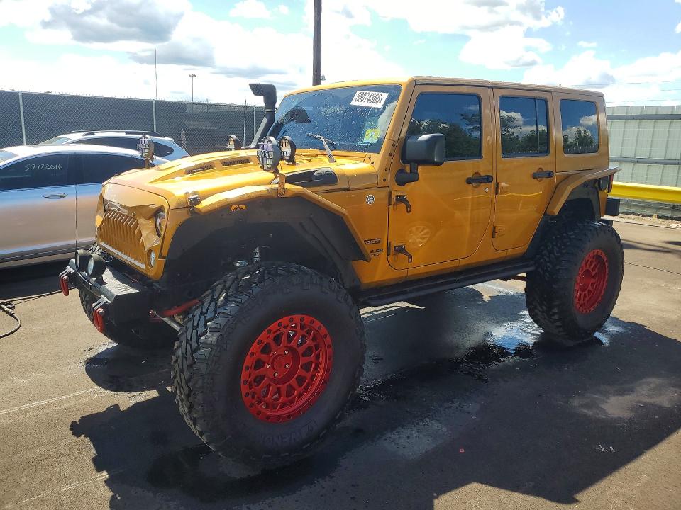 2014 Jeep Wrangler unlimited VIN 1C4BJWDG1EL276774 — COPART salvage auction photo