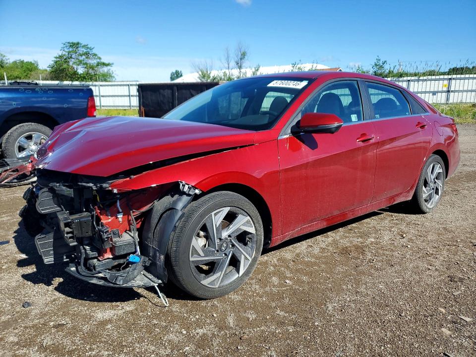 2024 Hyundai Elantra VIN KMHLP4DG3RU779631 COPART salvage auction — FRONT END, Oh - Certificate Of Title, sold $900 on 2026-07-20 (photo 1)
