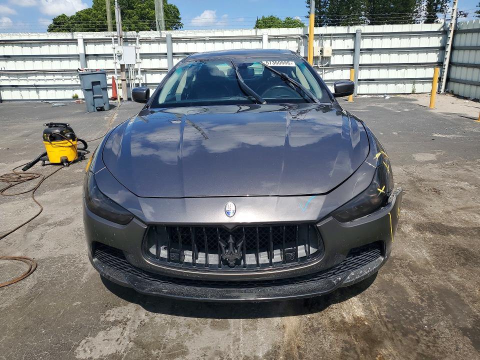 2014 Maserati Ghibli VIN ZAM57RTAXE1125207 COPART salvage auction — FRONT END, Fl - Cert Of Title-Rebuilt, sold $3,800 on 2026-07-08 (photo 5)