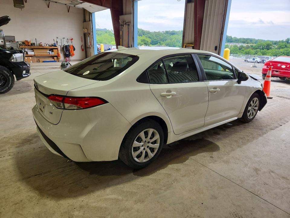 2020 Toyota VIN JTDEPRAE8LJ012279 COPART salvage auction — FRONT END, Pa - Certificate Of Salvage, sold $4,050 on 2026-07-31 (photo 3)
