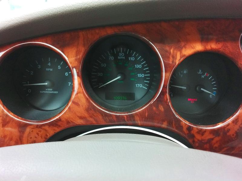 2002 Jaguar Xkr VIN SAJDA42B92PA26065 COPART salvage auction — HAIL, Ia - Cert Of Title-Salvage Title, sold $2,400 on 2026-07-31 (photo 9)