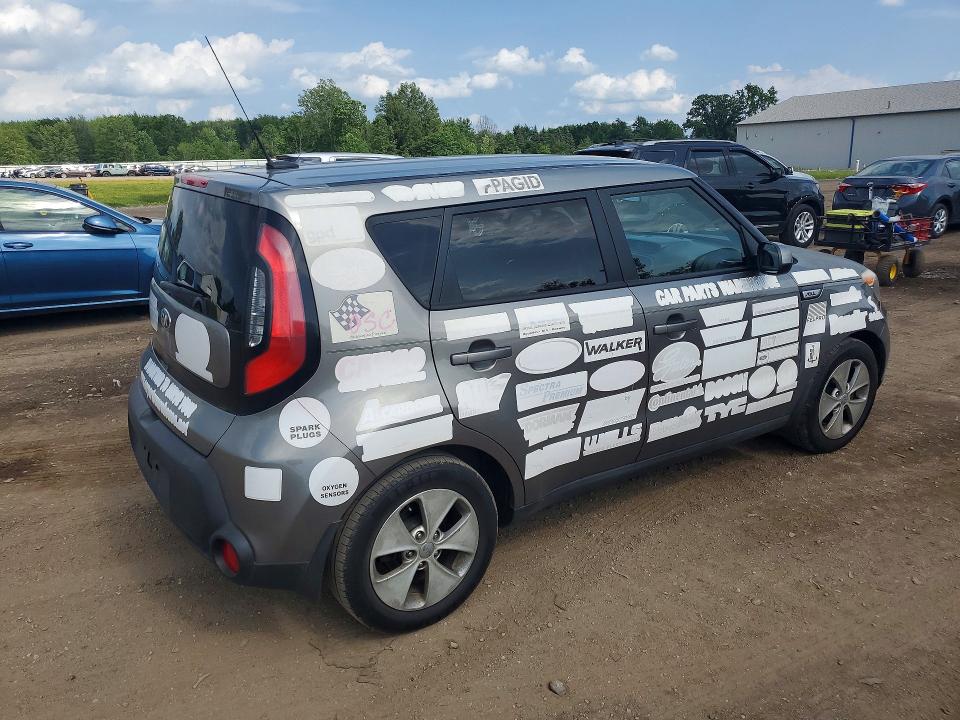 2015 Kia Soul VIN KNDJN2A23F7129030 COPART salvage auction — FRONT END, OH - CERT OF TITLE-SALVAGE, sold $400 on 2026-07-02 (photo 3)