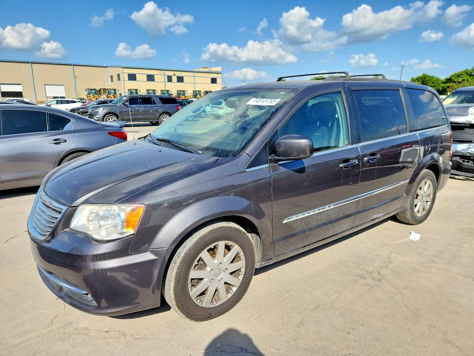 2016 Chrysler Voyager VIN 2C4RC1BG1GR142078 COPART salvage auction — HAIL, Tx - Certificate Of Title (P), sold $675 on 2026-07-09 (photo 1)
