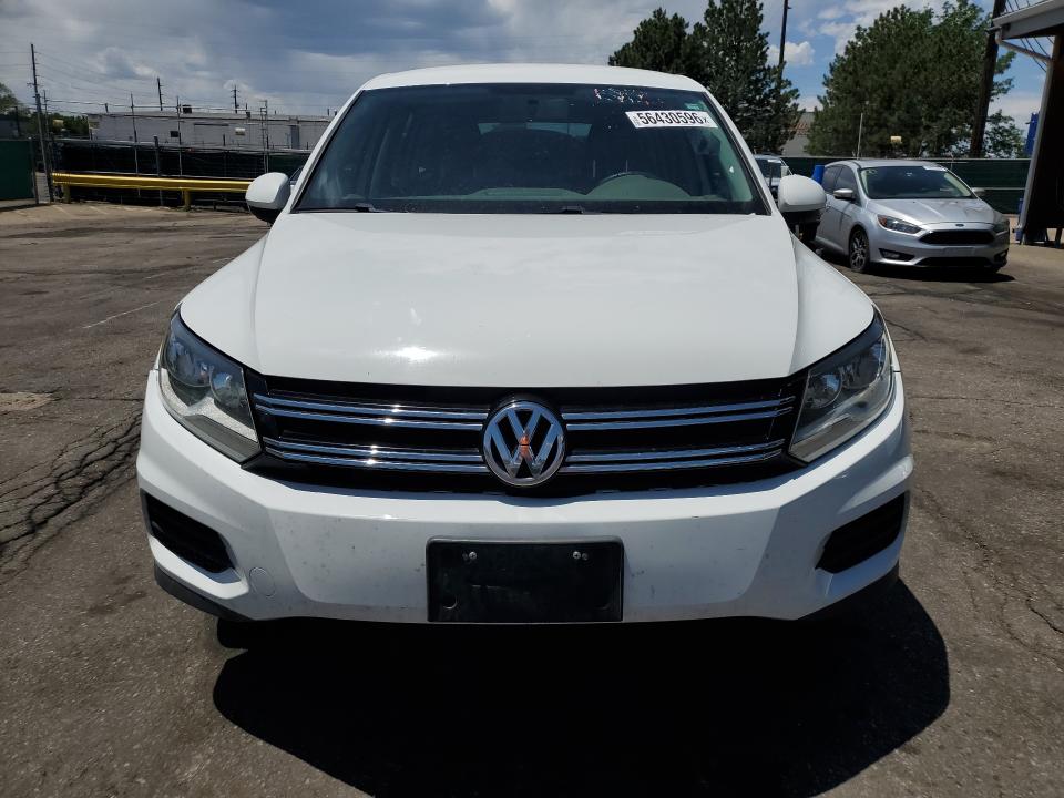 2017 Volkswagen Tiguan VIN WVGBV7AX3HK046027 COPART salvage auction — MECHANICAL, Co - Dis/Dlr/Exp Only Clean Title, sold $2,200 on 2026-07-09 (photo 5)