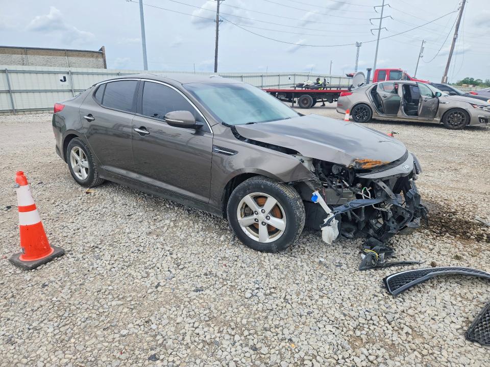 2014 Kia Optima VIN 5XXGM4A73EG269931 COPART salvage auction — FRONT END, Salvage Title, sold $350 on 2026-07-17 (photo 4)