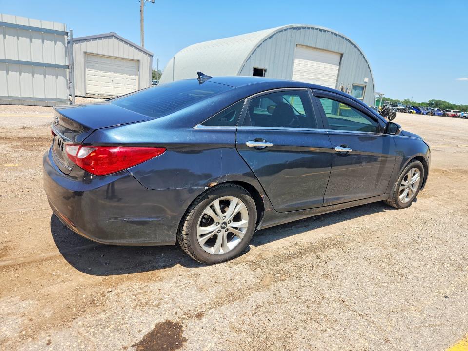 2011 Hyundai Sonata VIN 5NPEC4AC1BH163341 COPART salvage auction — SIDE, KS - CERT OF TITLE-SALVAGE, sold $725 on 2026-07-08 (photo 3)