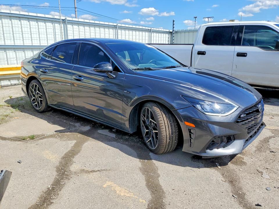 2021 Hyundai Sonata VIN 5NPEK4JC2MH111643 COPART salvage auction — FRONT END, In - Cert Of Title-Salvage Title, sold $5,100 on 2026-07-20 (photo 4)