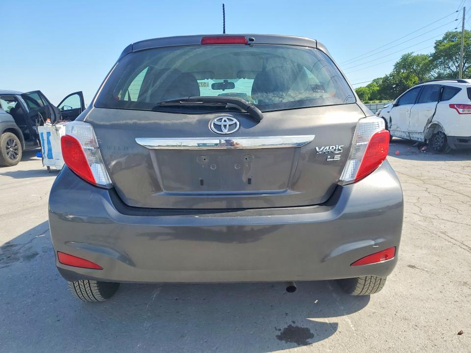 2013 Toyota Yaris VIN JTDKTUD35DD571655 COPART salvage auction — FRONT END, Tn - Salvage Certificate, sold $2,250 on 2026-07-27 (photo 6)