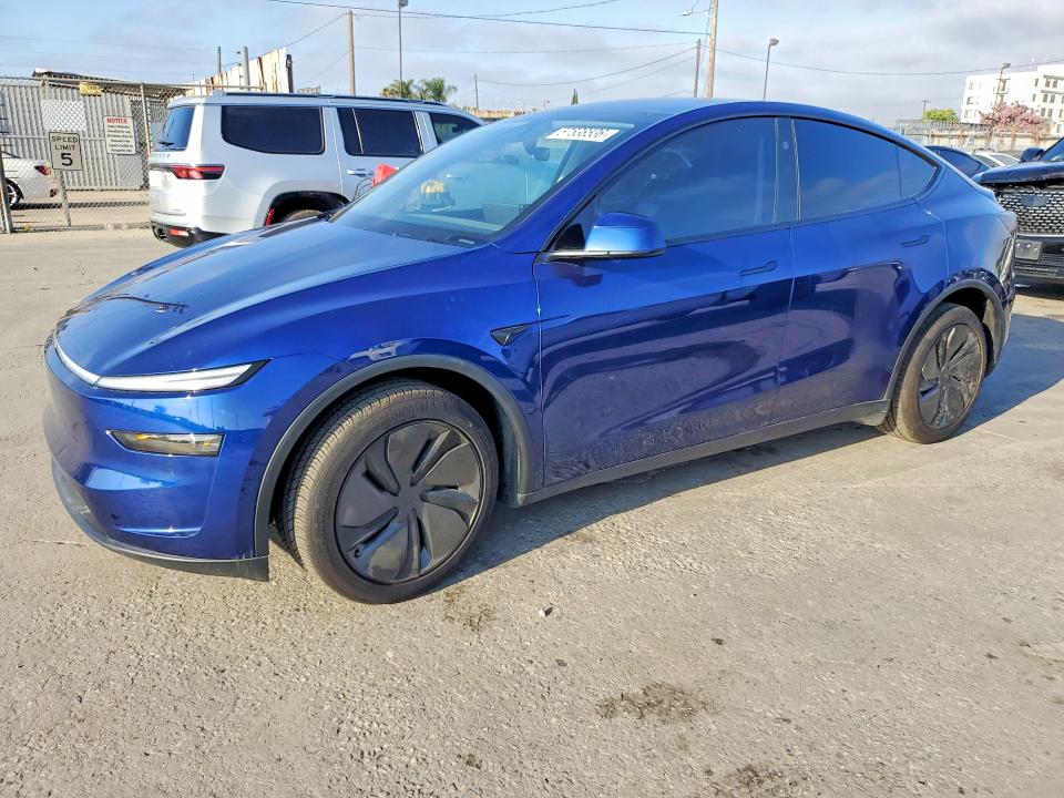2026 Tesla Model y VIN 7SAYGDEDXTF407480 COPART salvage auction — SIDE, Ca - Salvage Certificate, sold $22,500 on 2026-07-09 (photo 1)