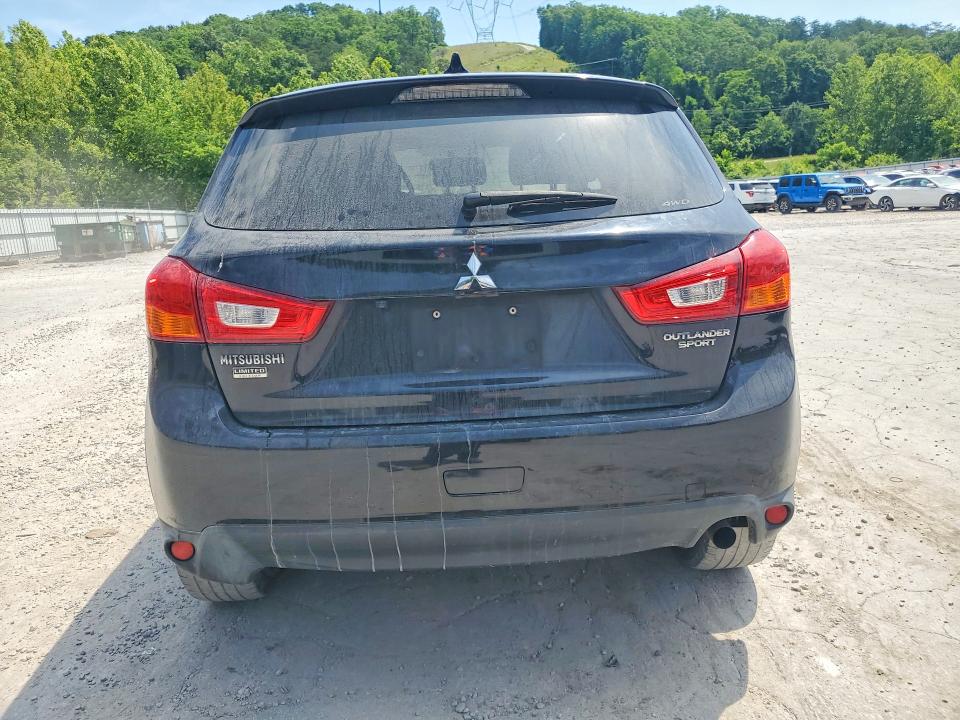 2017 Mitsubishi Outlander sport VIN JA4AR3AU6HZ032756 COPART salvage auction — INTERIOR BURN, Wv - Salvage Certificate, sold $175 on 2026-07-09 (photo 6)