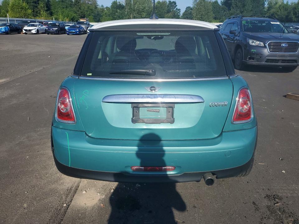 2012 Mini VIN WMWSU3C56CT185631 COPART salvage auction — REAR END, Or - Salvage Title Certificate, sold $2,250 on 2026-08-05 (photo 6)