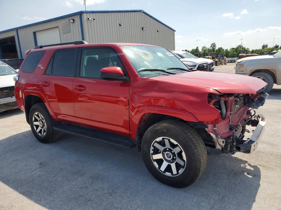 2024 Toyota 4runner VIN JTEPU5JR3R6279303 COPART salvage auction — FRONT END, La - Cert Of Title-Salvage, sold $19,000 on 2026-07-17 (photo 4)