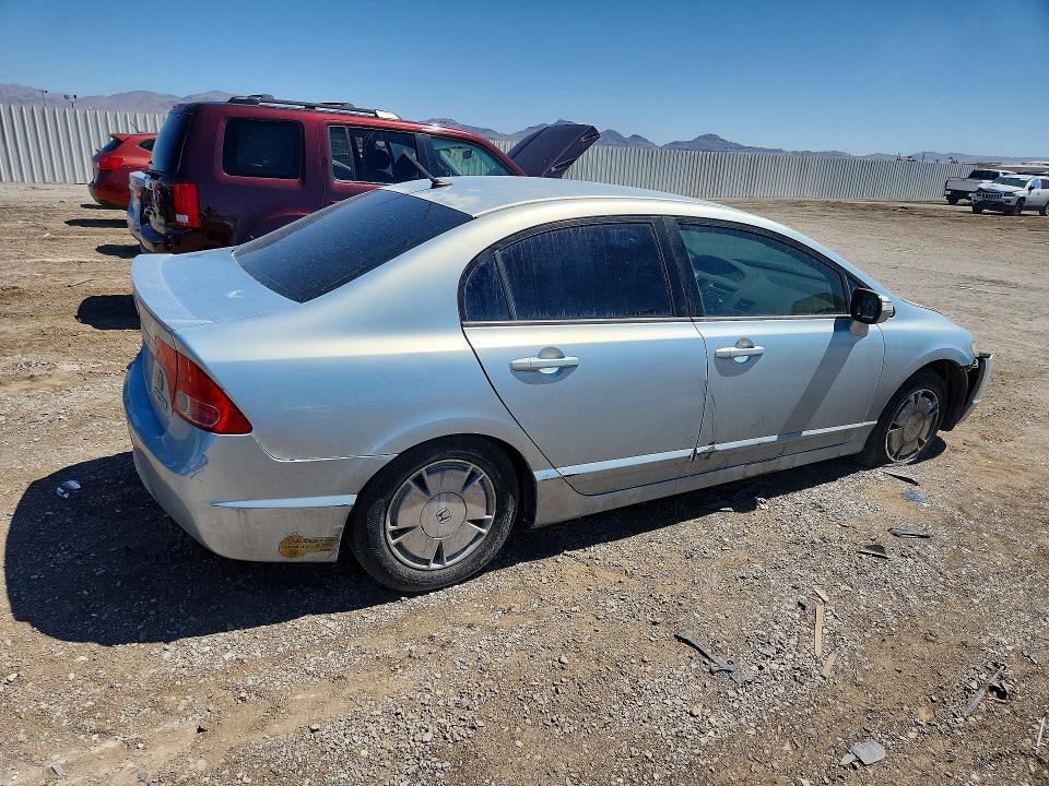2006 Honda Civic hybrid VIN JHMFA36206S024201 COPART salvage auction — REAR END, NV - SALVAGE TITLE, sold $125 on 2026-07-16 (photo 3)