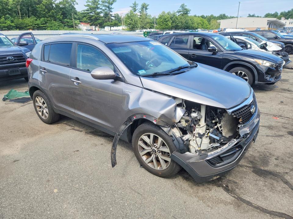 2015 Kia Sportage VIN KNDPBCAC1F7792890 COPART salvage auction — FRONT END, Ma - Cert Of Title-Reconstrctd Coll, sold $1,200 on 2026-07-09 (photo 4)