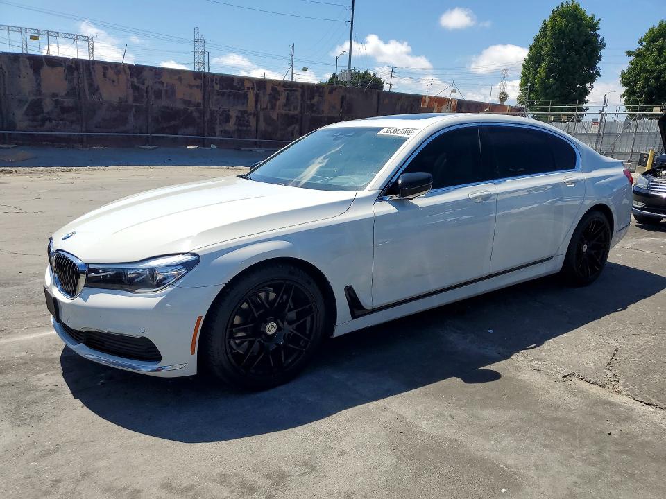 2019 BMW 7 series VIN WBA7E2C55KB217759 COPART salvage auction — NORMAL WEAR, Ca - Dis/Dlr/Exp Only Clean Title (P), sold $5,500 on 2026-07-08 (photo 1)