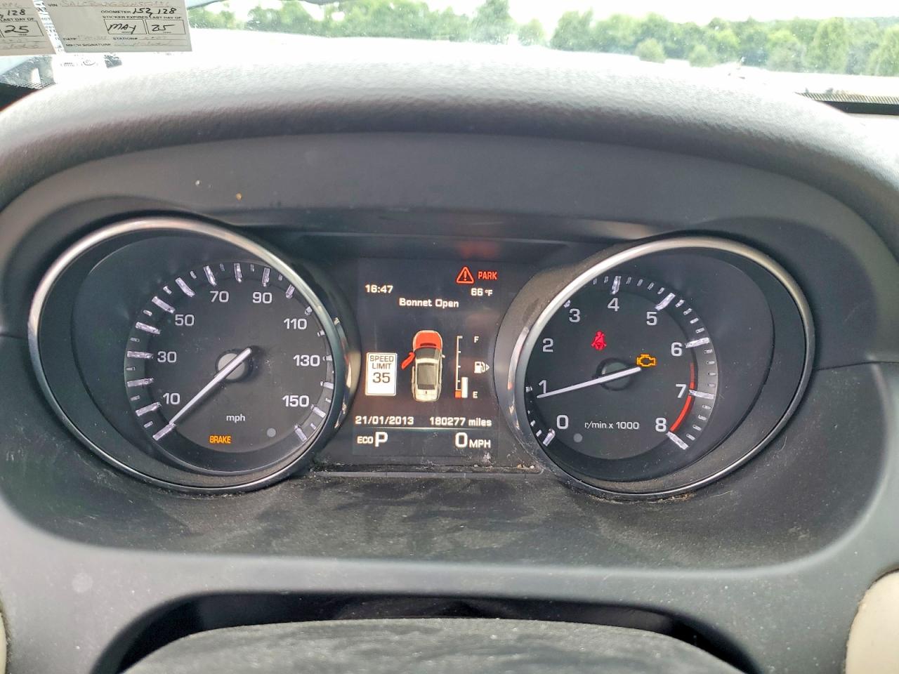 2016 Land Rover Discovery Sport VIN SALCR2BG2GH552886 COPART salvage auction — Normal Wear, PA - CERT OF TITLE, sold $2,050 on 2026-07-03 (photo 9)