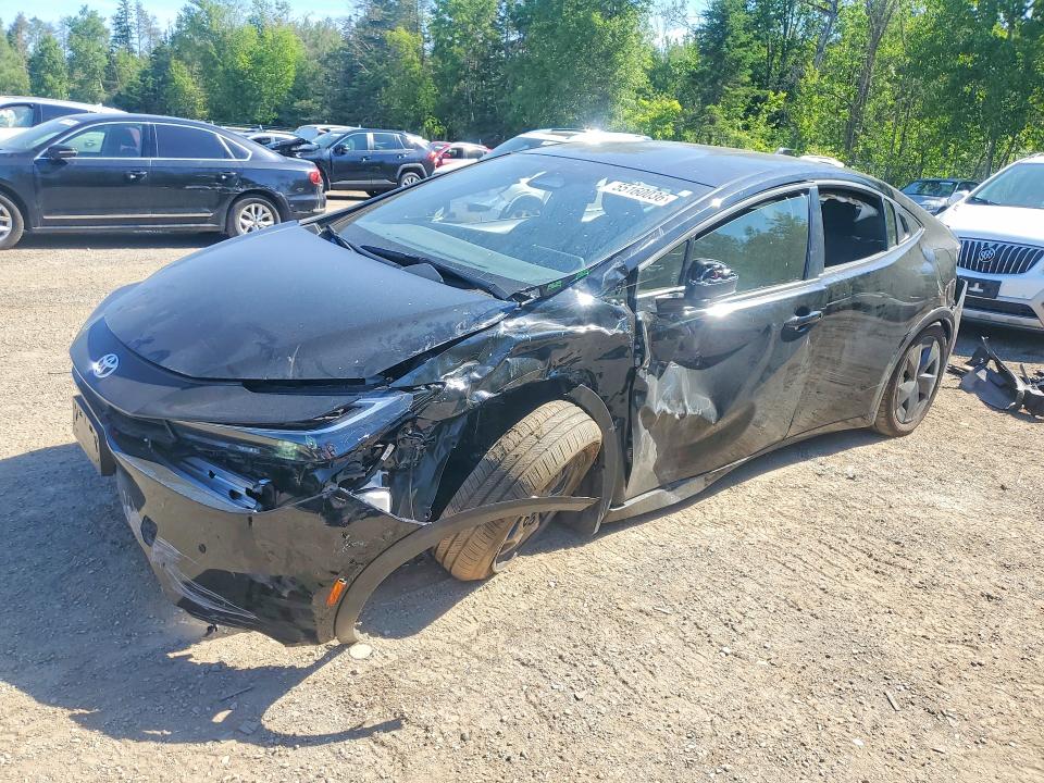 2026 Toyota Prius VIN JTDACACU8T3075693 COPART salvage auction — FRONT END, On - Permit Salvage, sold $7,900 on 2026-07-30 (photo 1)