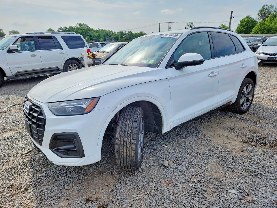 2025 Audi Q5 VIN WA1ABAFY3S2038020 COPART salvage auction — SIDE, Nj - Cert Of Title-Salvage, sold $4,100 on 2026-07-21 (photo 1)