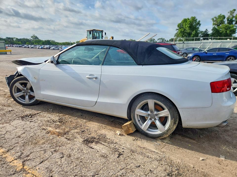 2013 Audi A5 VIN WAULFAFH3DN015614 COPART salvage auction — FRONT END, Va - Cert Of Title - Salvage, sold $275 on 2026-07-27 (photo 2)