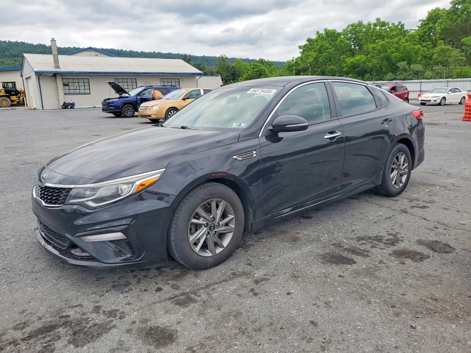 2019 Kia Optima VIN 5XXGT4L31KG297980 COPART salvage auction — FRONT END, Salvage Title, sold $650 on 2026-07-28 (photo 1)