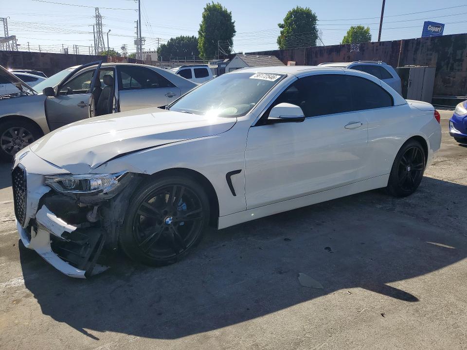 2017 BMW 4er VIN WBA4U7C58H5H19338 COPART salvage auction — FRONT END, Ca - Salvage Certificate, sold $200 on 2026-07-31 (photo 1)