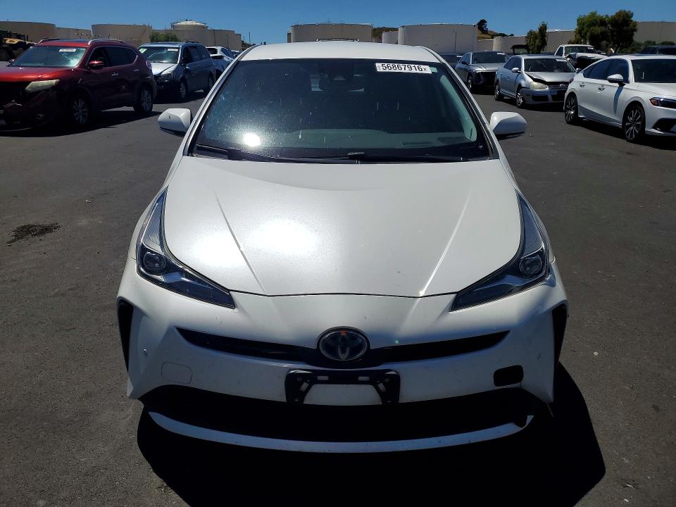 2019 Toyota Prius VIN JTDKARFU2K3093478 COPART salvage auction — REAR END, Ca - Salvage Certificate, sold $6,000 on 2026-07-13 (photo 5)