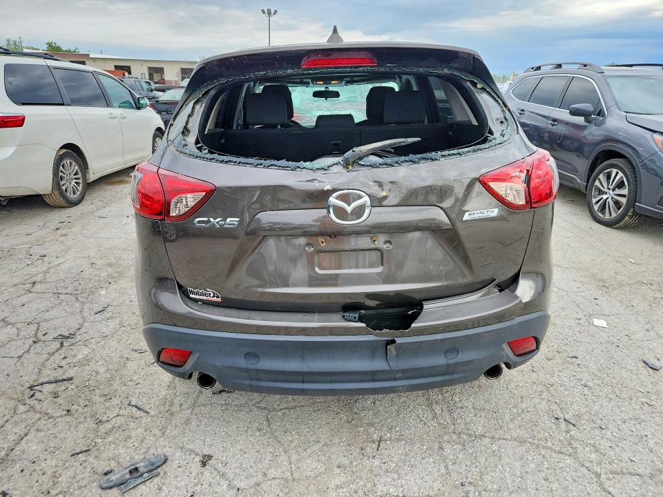 2016 Mazda Cx-5 VIN JM3KE2BY1G0905129 COPART salvage auction — REAR END, In - Certificate Of Title, sold $350 on 2026-07-21 (photo 6)