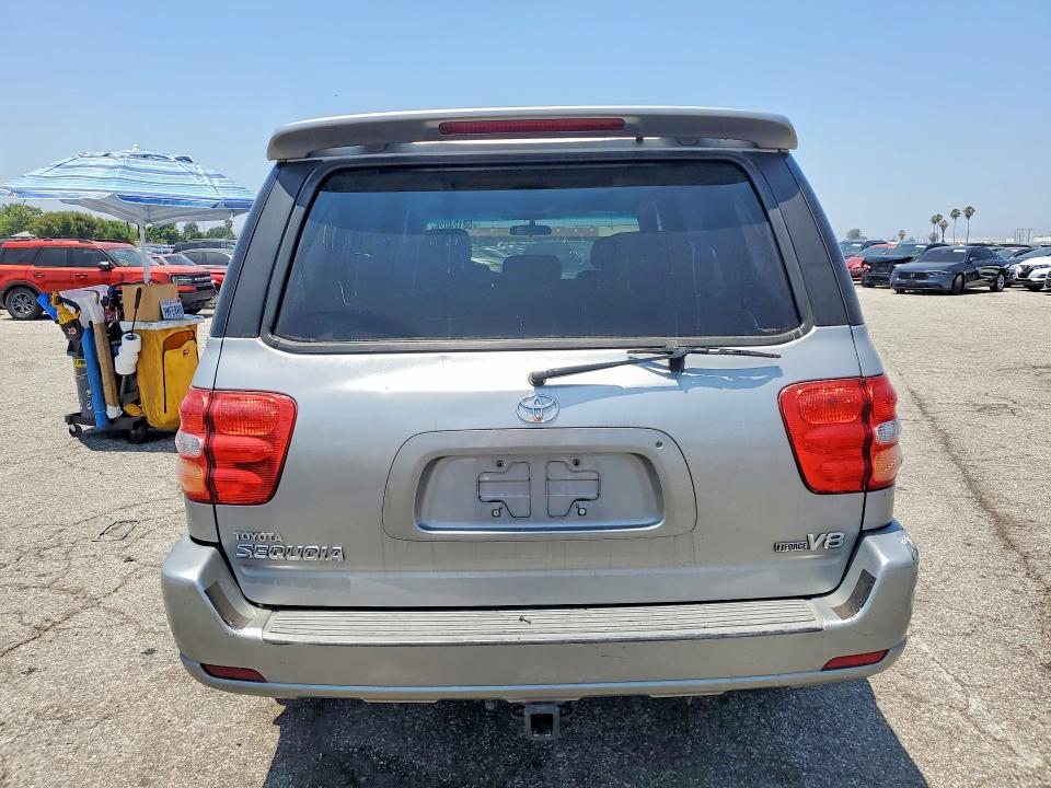 2002 Toyota Sequoia VIN 5TDZT38A72S079227 COPART salvage auction — FRONT END, CA - SALVAGE CERTIFICATE, sold $900 on 2026-07-31 (photo 6)
